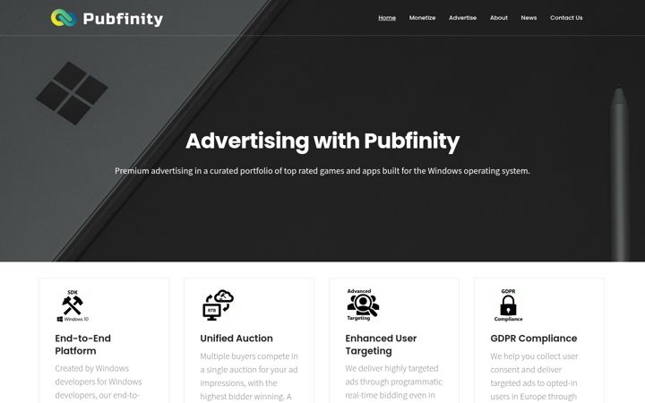 Képernyőkép: pubfinity.com