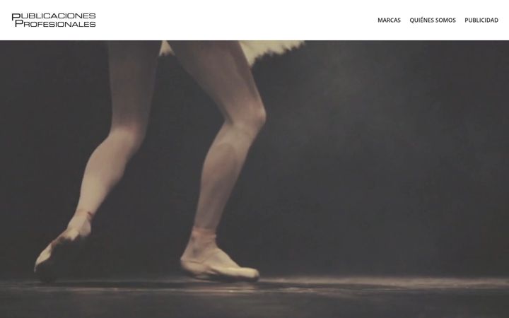 Screenshot of publicacionesprofesionales.es
