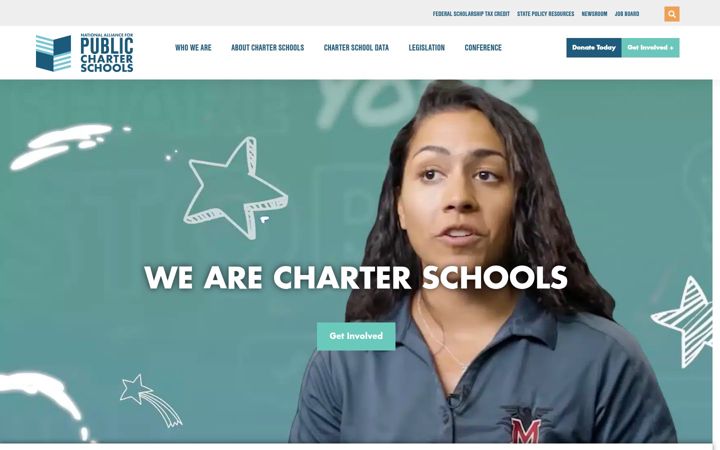 Screenshot of publiccharters.org