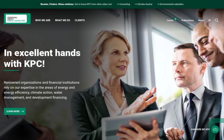 Screenshot van publicconsulting.at