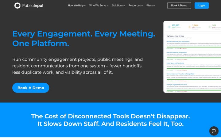 Screenshot of publicinput.com