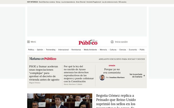 Screenshot ta' publico.es