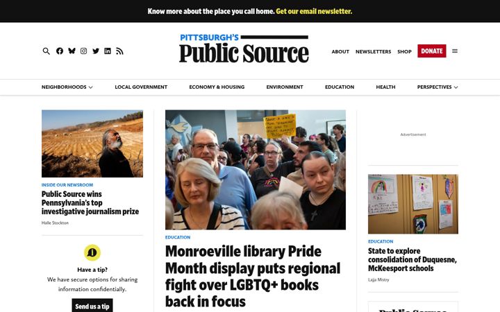 Screenshot of publicsource.org
