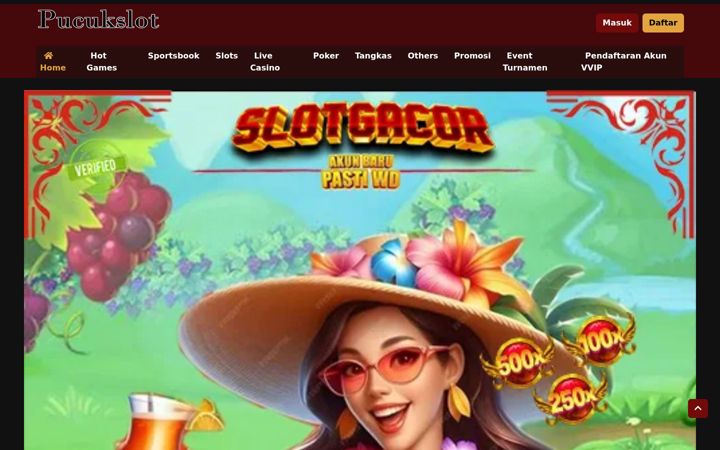 Captura de pantalla de pucukslot.com