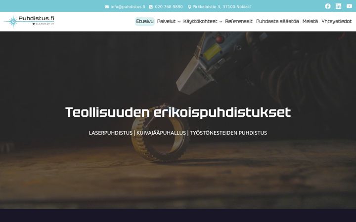Screenshot van puhdistus.fi