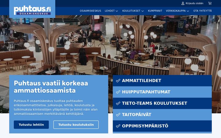 Ekrano kopija puhtaus.fi
