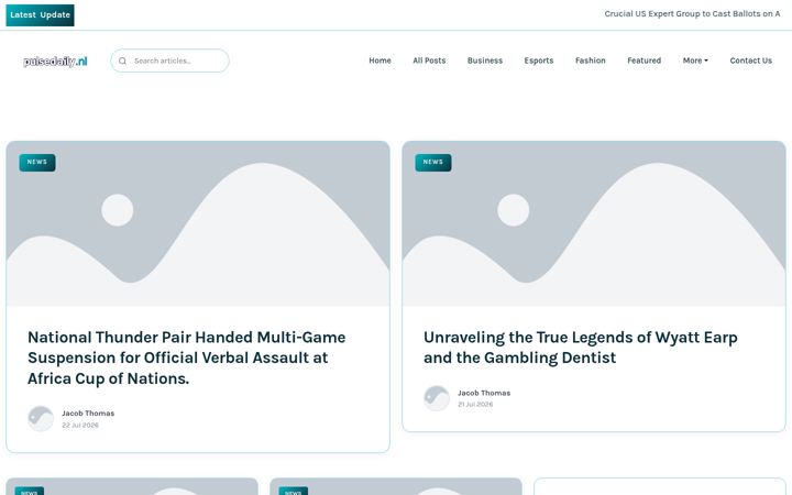 Screenshot of pulsedaily.nl
