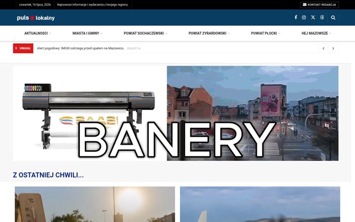 Screenshot of pulslokalny.pl