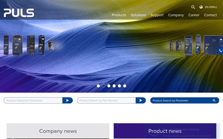 Screenshot of pulspower.com