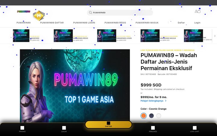 Ekrano kopija pumawin89.net