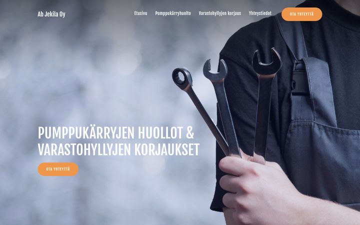 Screenshot of pumppukarryhuolto.fi
