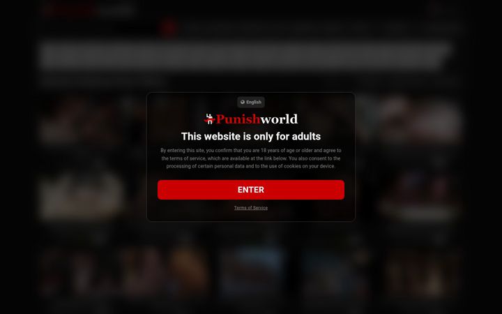 Екранна снимка на punishworld.com