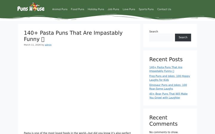 Screenshot of punshouse.com