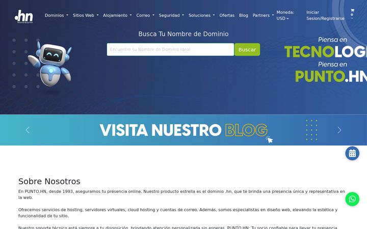 Screenshot of punto.hn