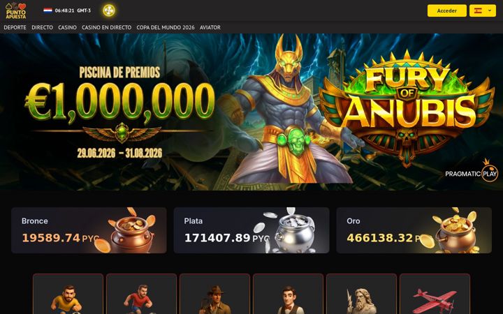 Screenshot of puntoapuesta.com