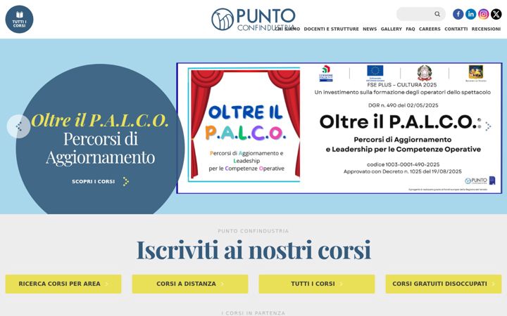 Screenshot von puntoconfindustria.it