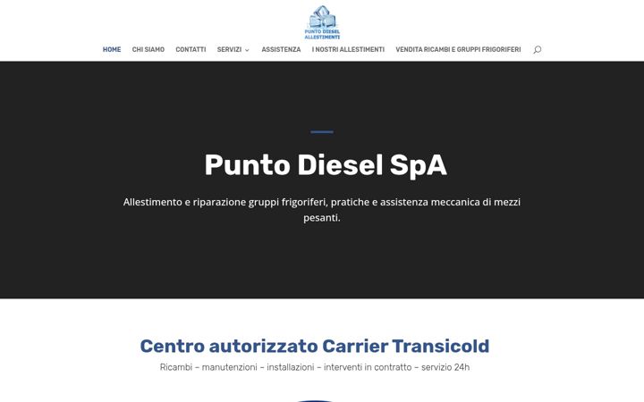 Screenshot of puntodieselspa.com