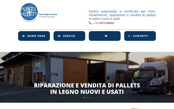 Screenshot of puntopallets.eu
