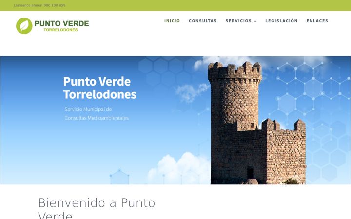 Screenshot stránky puntoverdetorrelodones.com