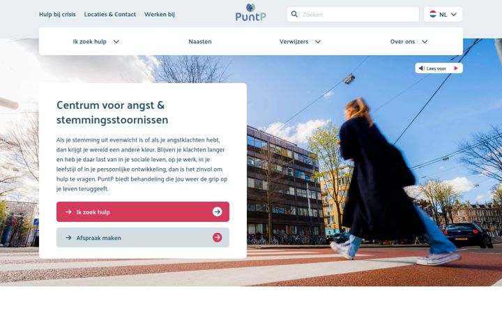 Screenshot ta' puntp.nl