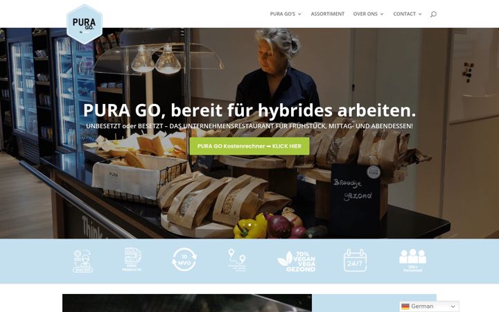 Screenshot of pura-go.de