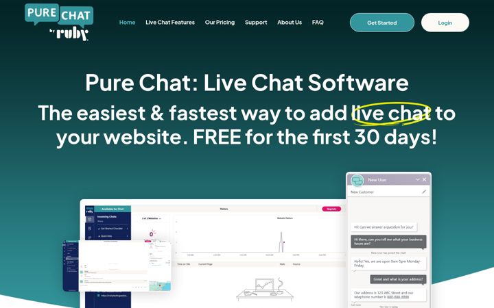 Capture d'écran de purechat.com