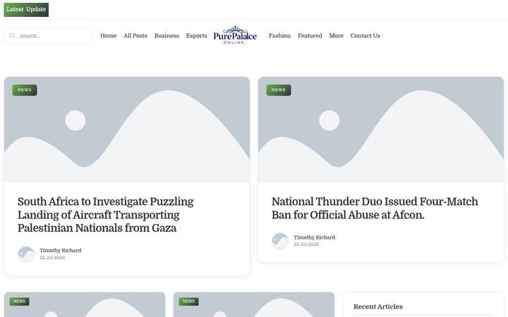 Screenshot of purepalaceonline.nl