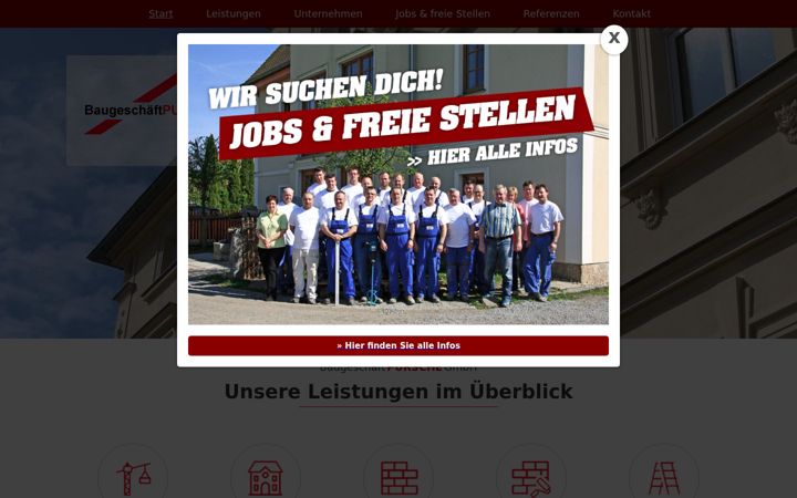 Screenshot of pursche-bau.de