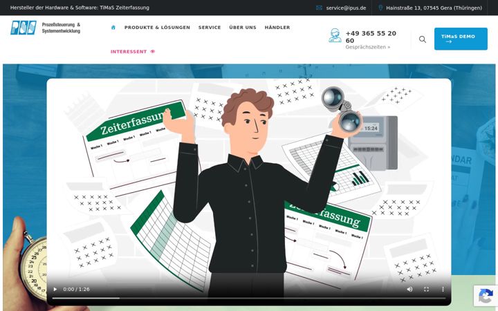 Screenshot of pus-gmbh.eu
