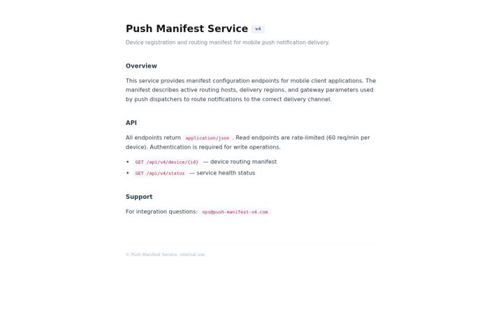 Screenshot of push-manifest-v4.com
