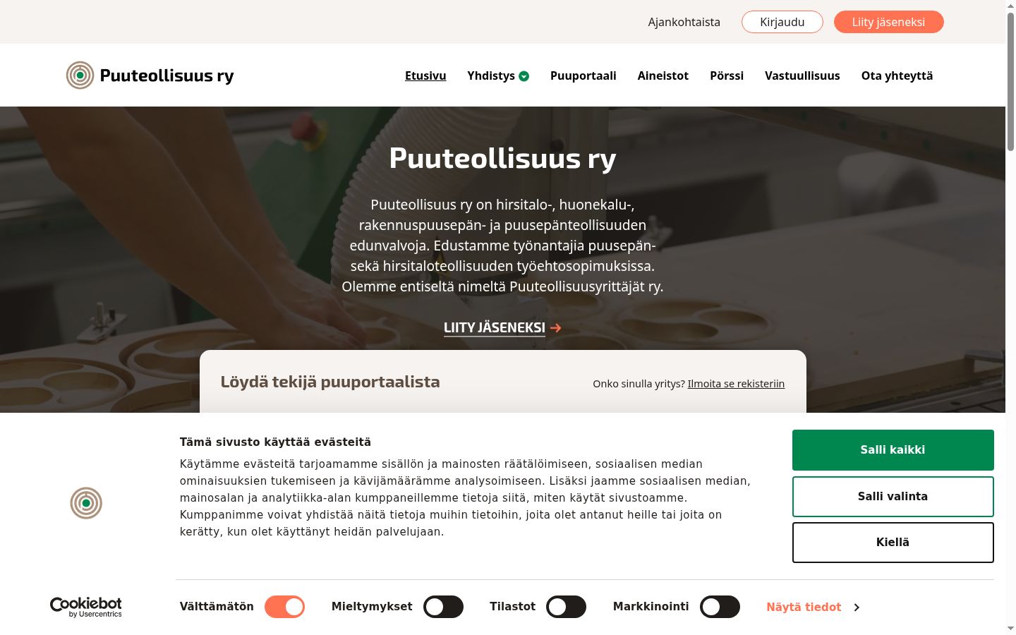 Snímek obrazovky baneru souhlasu zobrazeného před jakoukoli interakcí