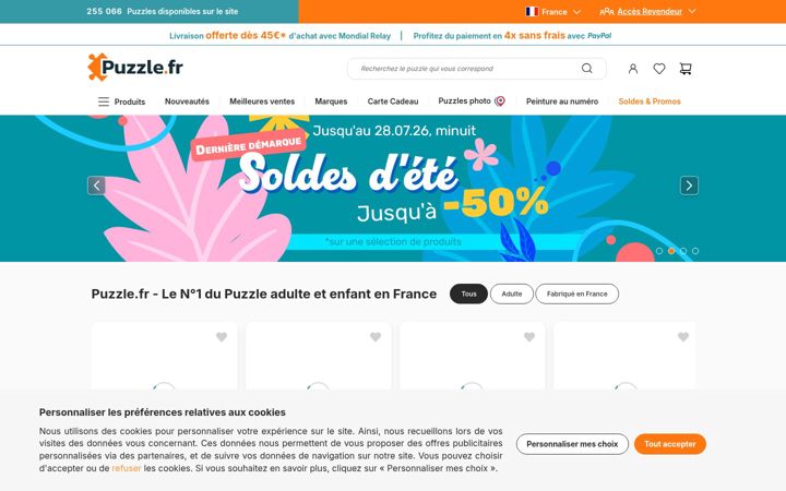 Skærmbillede af puzzle.fr