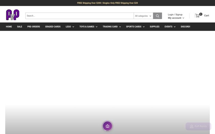Screenshot of pvpshoppe.com