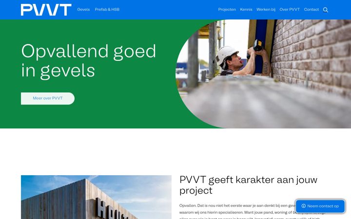 Skjámynd af pvvt.nl
