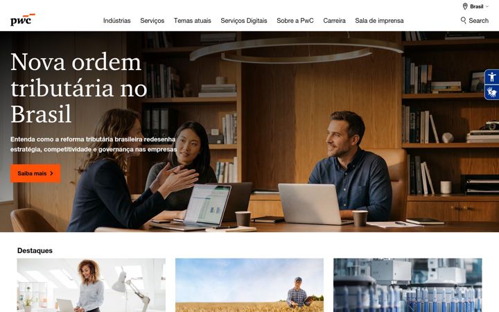 Screenshot of pwc.com.br