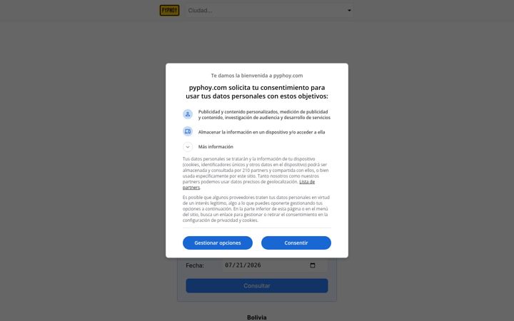 Screenshot of pyphoy.com