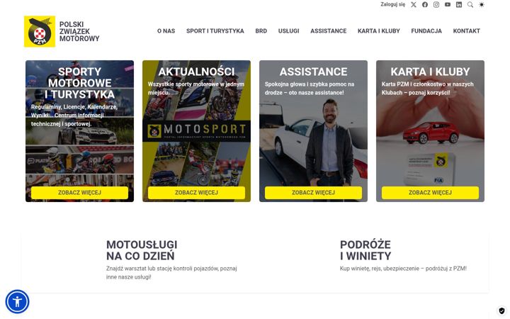 Screenshot of pzm.pl