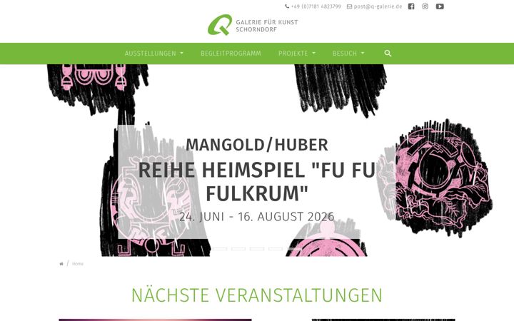 Screenshot stránky q-galerie.de