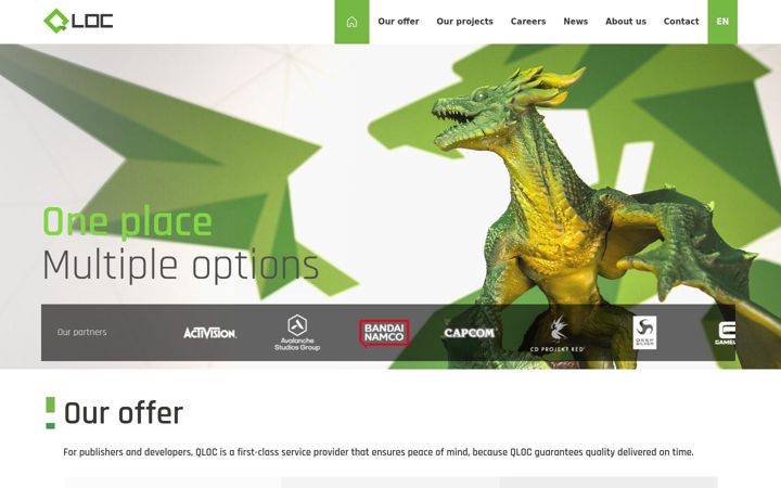 Snímek obrazovky q-loc.com