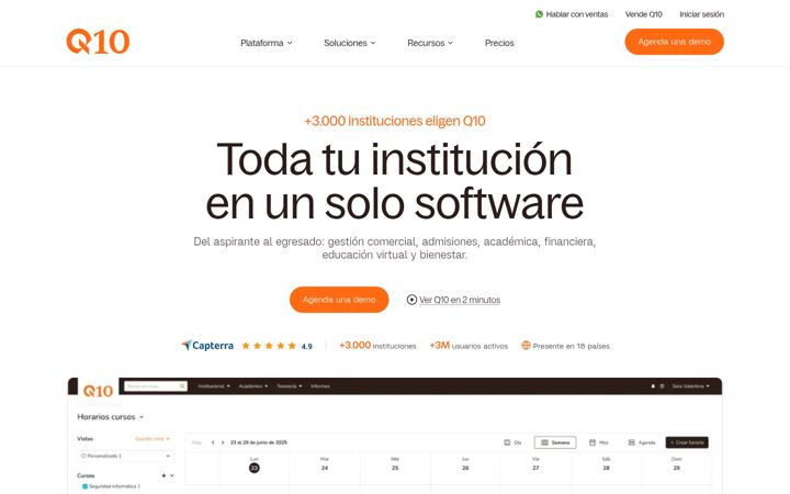 Screenshot van q10.com