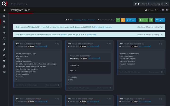 Screenshot of qalerts.app