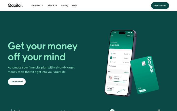 Screenshot of qapital.com