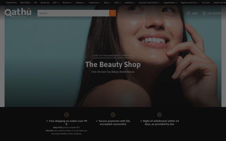 Screenshot of qathu.com