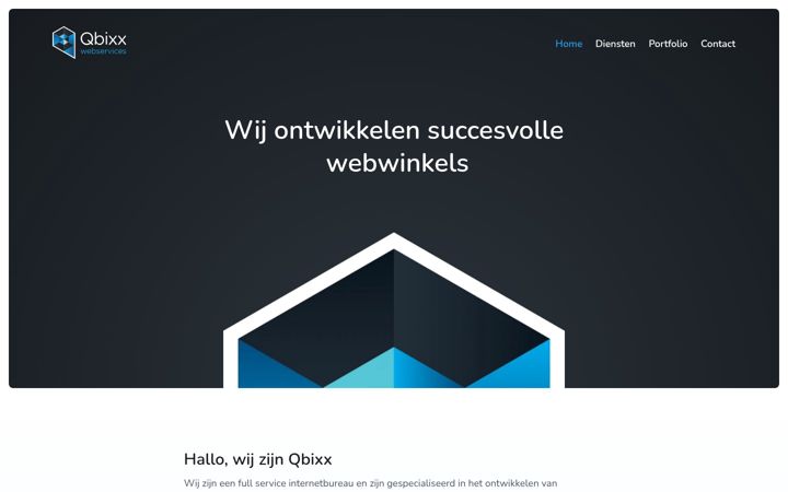 Screenshot of qbixx.nl