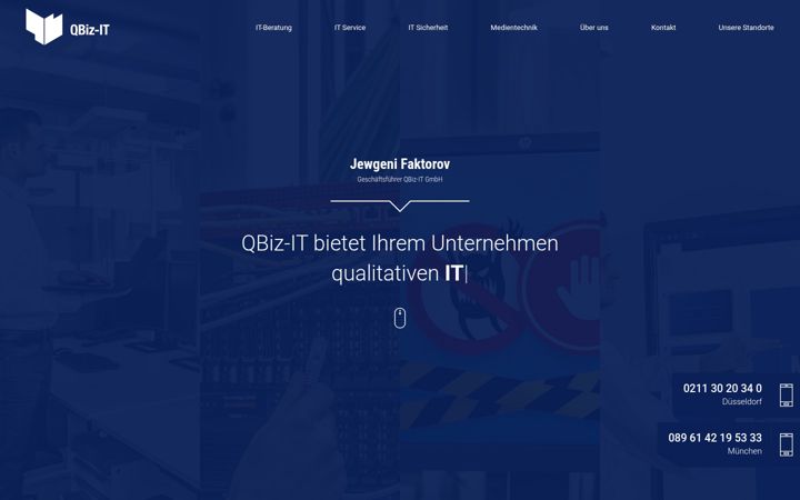 Posnetek zaslona qbiz-it.com