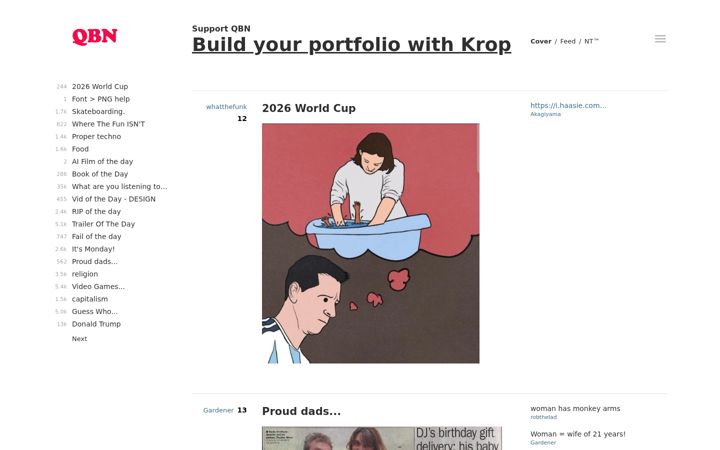 Screenshot of qbn.com