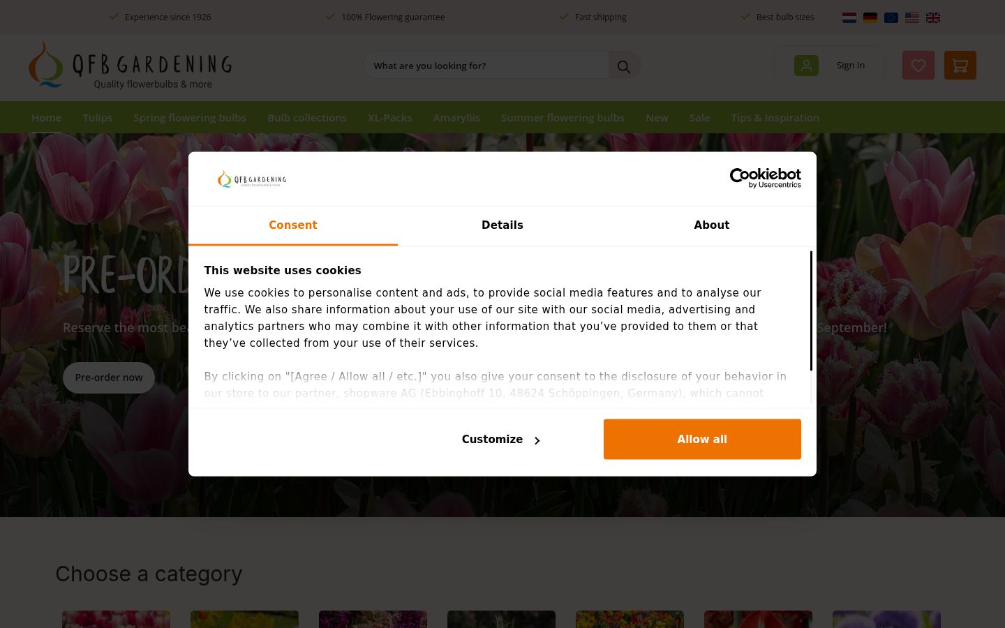 Sutikimo reklamjuostės, rodytos prieš bet kokią sąveiką, ekrano kopija