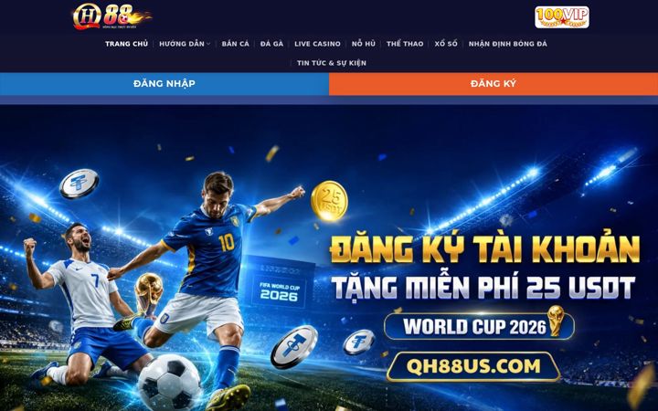 Screenshot of qh88-vip.uno