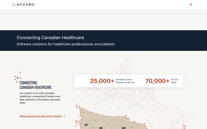 Screenshot of qhrtechnologies.com