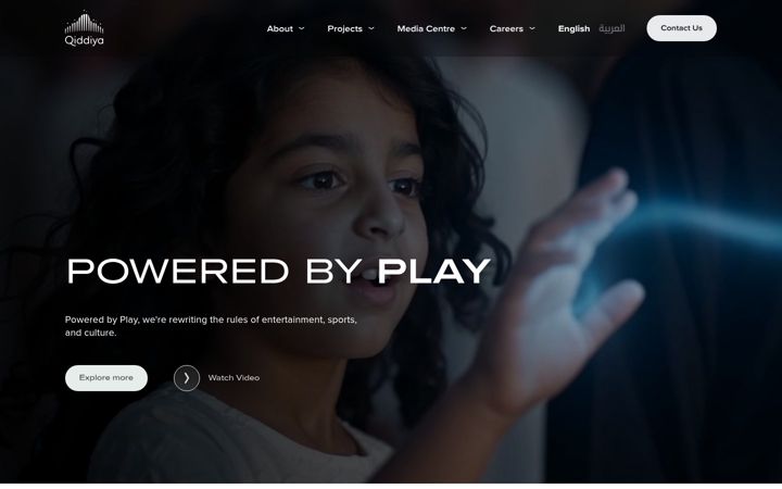 Screenshot of qiddiya.com
